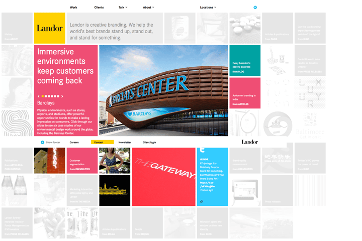 Landor Associates website preview